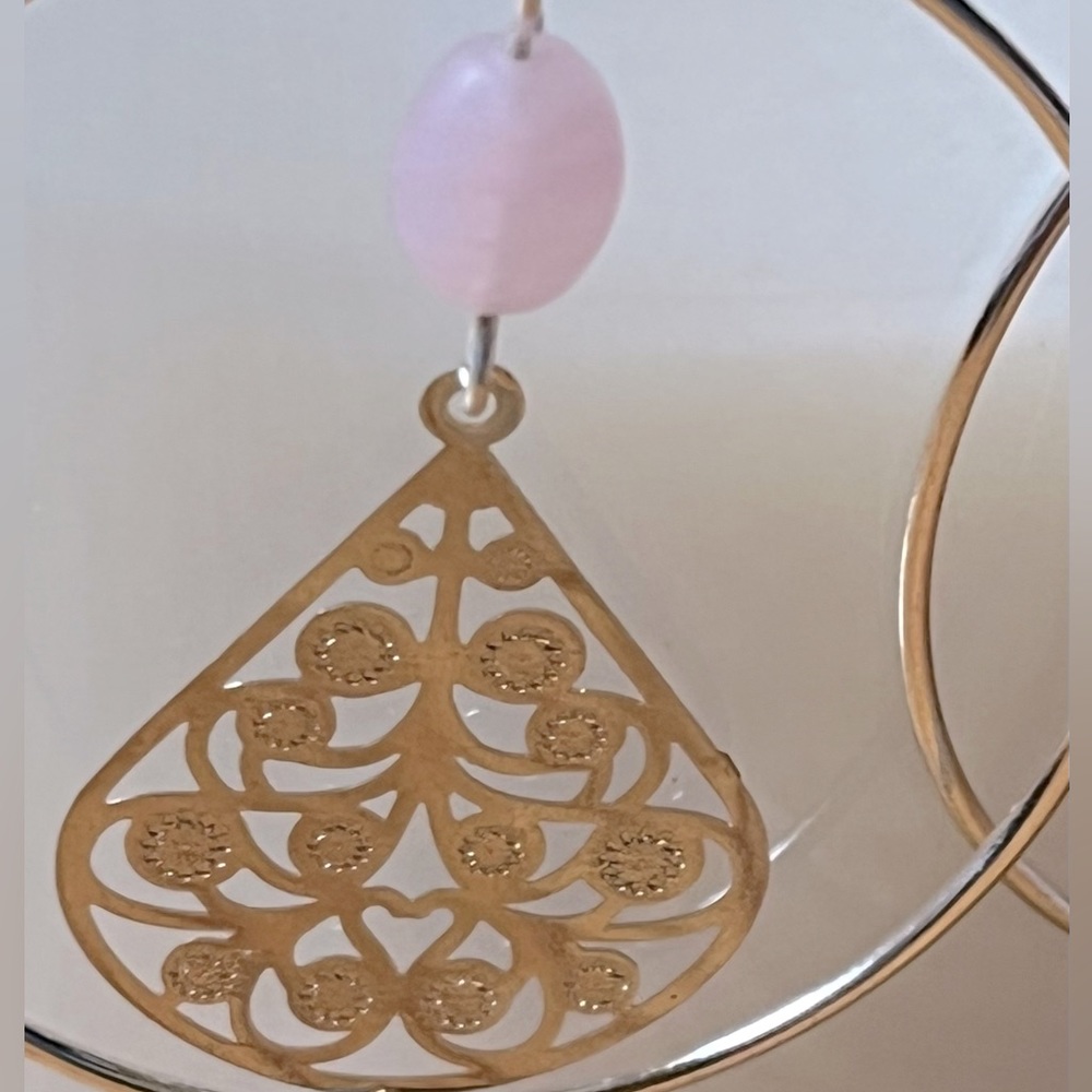 Handmade Dangle Earrings - Picture 2 of 2